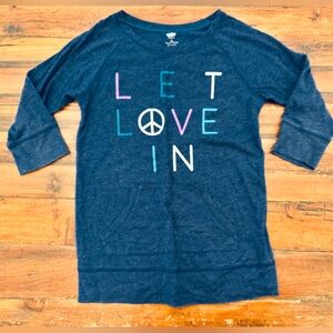 Kids Blue Graphic Shirt